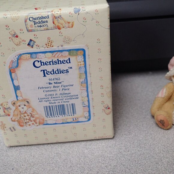 Cherished Teddies Be Mine February Bear Figurine - Picture 7 of 7
